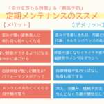 定期的メンテナンスの４つのメリット